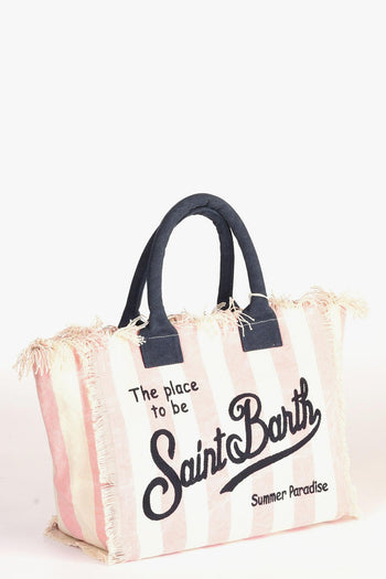 Saint Barth Borsa Vanity Rosa/blu Donna - 3