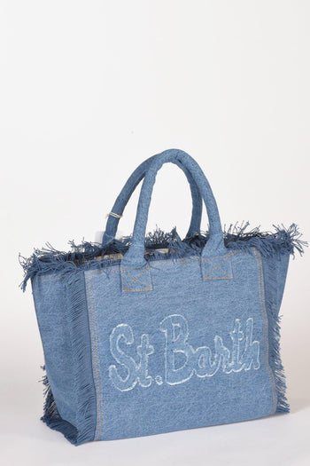 Saint Barth Borsa Vanity Blu Donna - 3