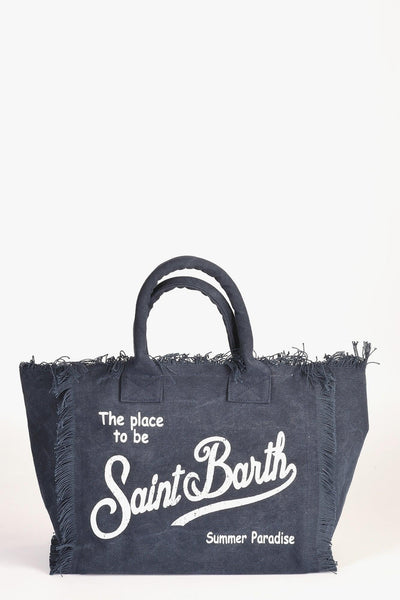 Saint Barth Borsa Vanity Blu Donna