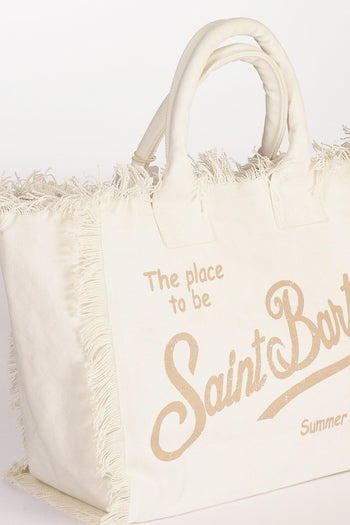 Saint Barth Borsa Vanity Bianco/beige Donna - 4