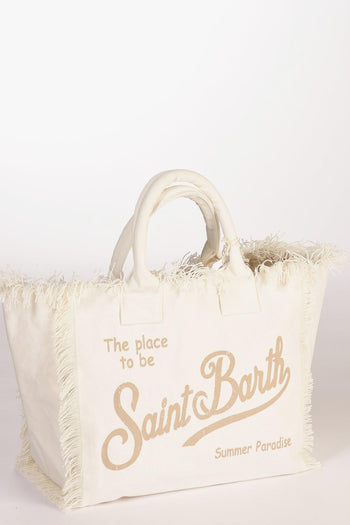 Saint Barth Borsa Vanity Bianco/beige Donna - 5