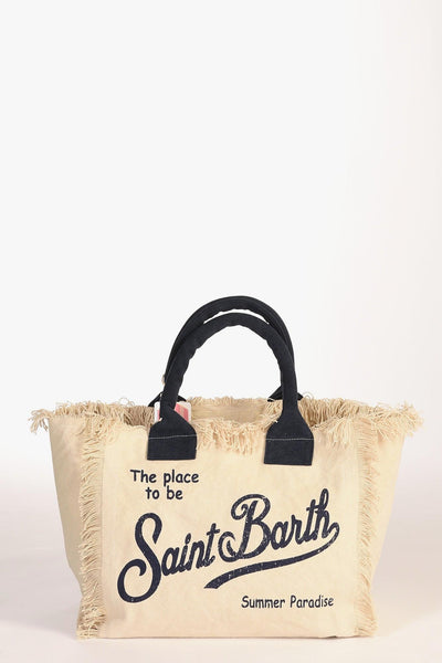 Saint Barth Borsa Vanity Bianco/blu Donna