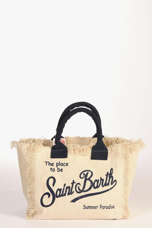 Saint Barth Borsa Vanity Bianco/blu Donna