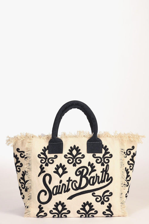 Saint Barth Borsa Vanity Bianco/blu Donna