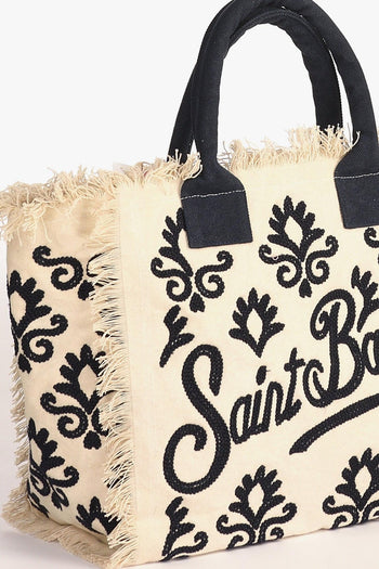 Saint Barth Borsa Vanity Bianco/blu Donna - 4