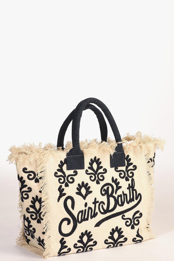 Saint Barth Borsa Vanity Bianco/blu Donna - 5