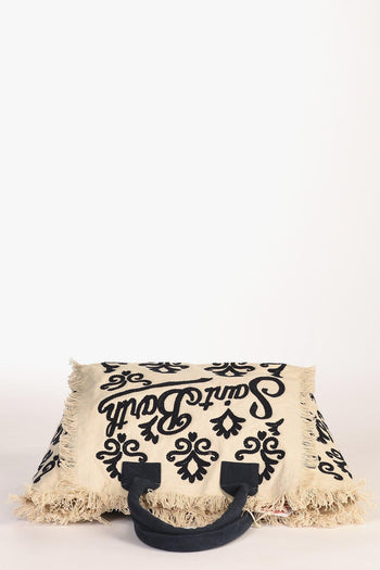 Saint Barth Borsa Vanity Bianco/blu Donna - 6