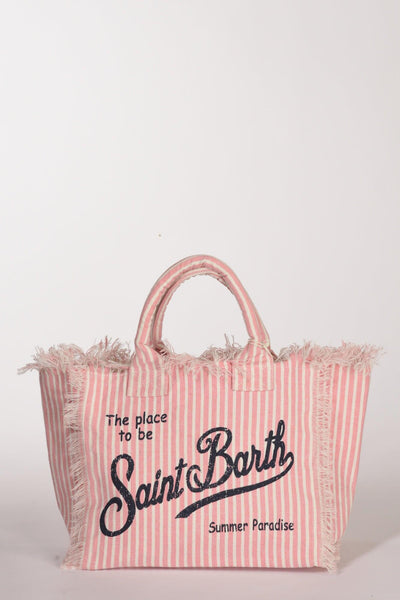 Saint Barth Borsa Vanity Rosa/bianco Donna
