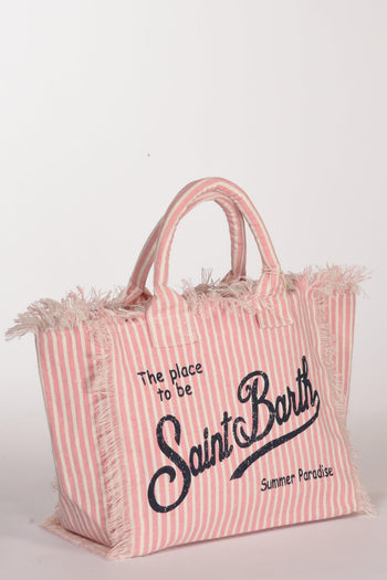 Saint Barth Borsa Vanity Rosa/bianco Donna - 3