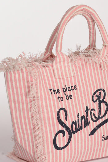 Saint Barth Borsa Vanity Rosa/bianco Donna - 4
