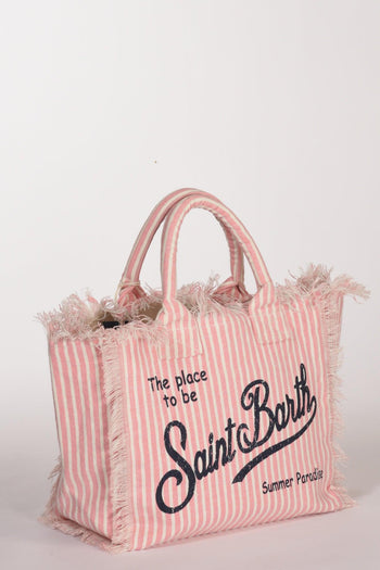 Saint Barth Borsa Vanity Rosa/bianco Donna - 5