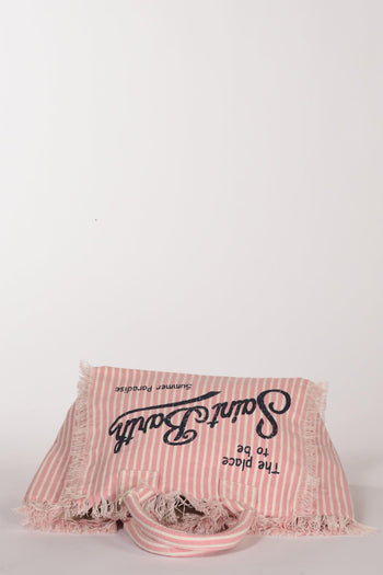 Saint Barth Borsa Vanity Rosa/bianco Donna - 6