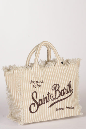 Saint Barth Borsa Vanity Beige/marrone Donna - 3
