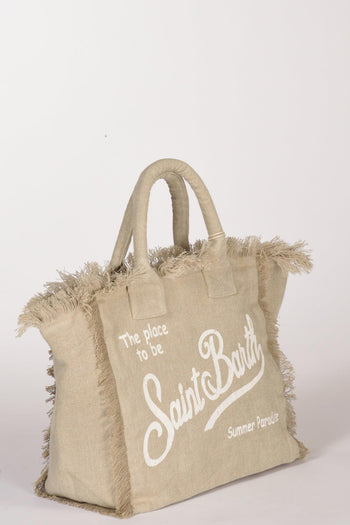 Saint Barth Borsa Vanity Beige/bianco Donna - 5