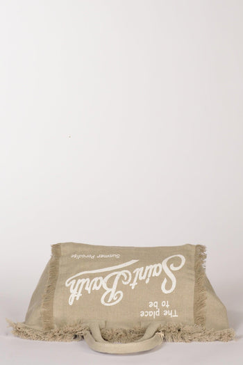 Saint Barth Borsa Vanity Beige/bianco Donna - 6