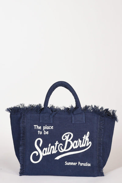 Saint Barth Borsa Vanity Blu Donna