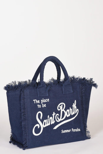 Saint Barth Borsa Vanity Blu Donna - 3
