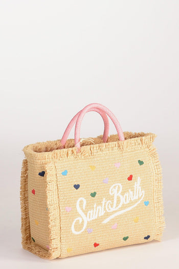 Saint Barth Borsa Colette Beige/rosa/multicolor Donna - 3