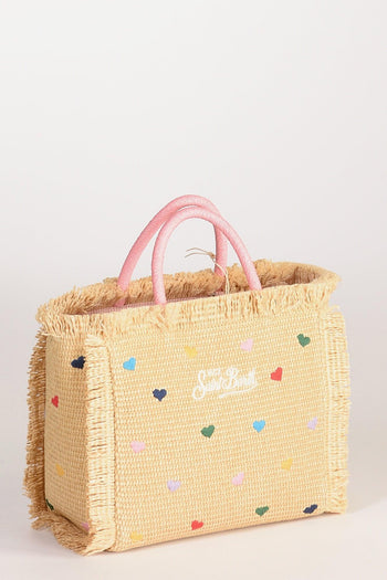 Saint Barth Borsa Colette Beige/rosa/multicolor Donna - 4