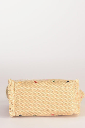 Saint Barth Borsa Colette Beige/rosa/multicolor Donna - 6