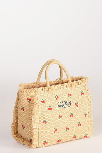 Saint Barth Borsa Colette Beige/rosso/verde Donna - 4