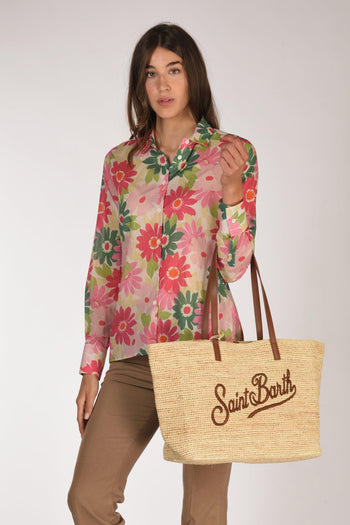 Saint Barth Borsa Raffia Beige Chiaro/beige Donna - 2
