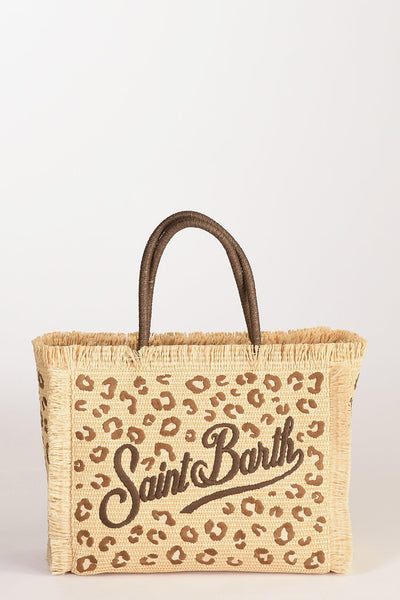 Saint Barth Borsa Vanity Marrone/beige Donna