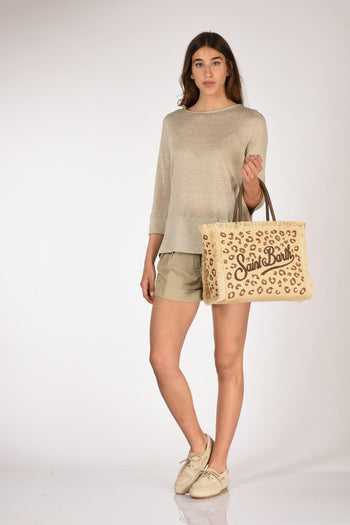 Saint Barth Borsa Vanity Marrone/beige Donna - 2