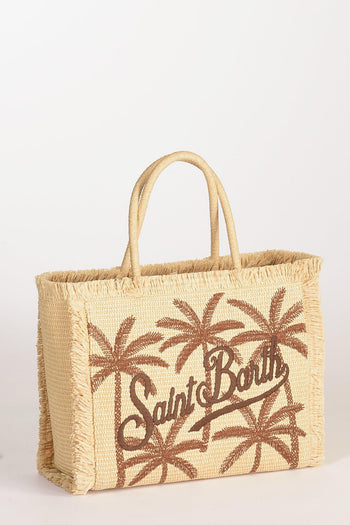 Saint Barth Borsa Vanity Beige/marrone Donna - 3