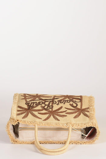 Saint Barth Borsa Vanity Beige/marrone Donna - 6
