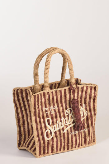 Saint Barth Borsa Colette Marrone/beige Donna - 2
