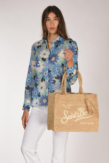 Saint Barth Borsa Vanity Beige Donna - 2