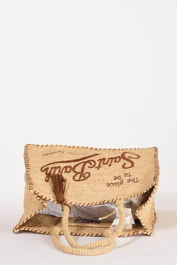 Saint Barth Borsa Vanity Beige/marrone Donna - 5