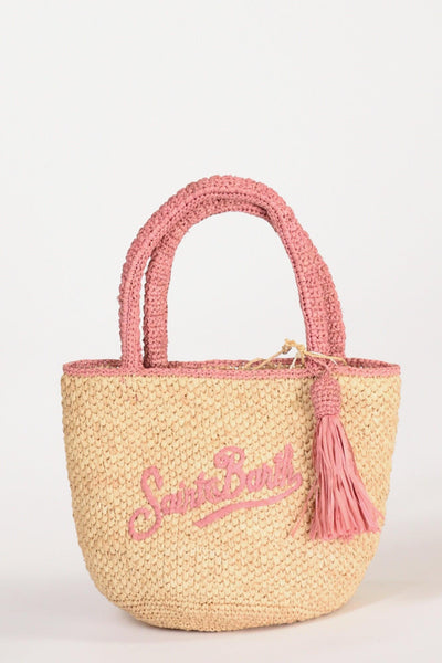 Saint Barth Borsa Marcy Beige/rosa Donna