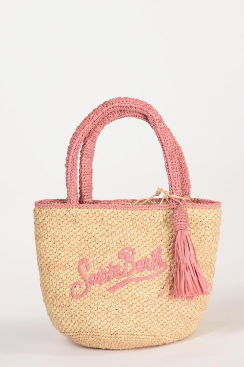 Saint Barth Borsa Marcy Beige/rosa Donna