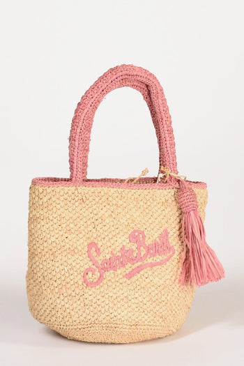 Saint Barth Borsa Marcy Beige/rosa Donna - 3