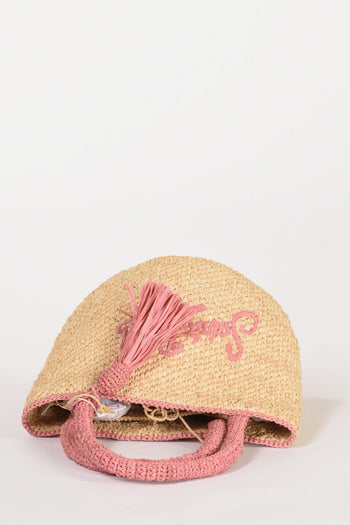 Saint Barth Borsa Marcy Beige/rosa Donna - 5