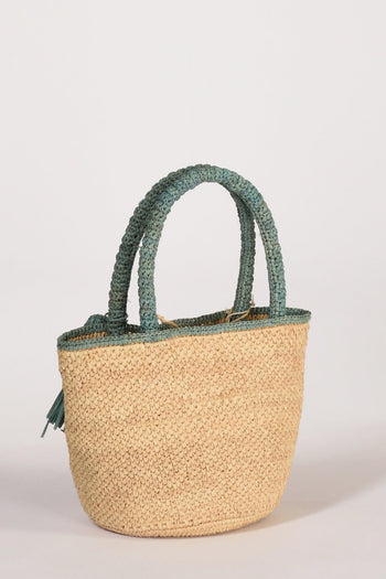 Saint Barth Borsa Marcy Beige/azzurro Donna - 3