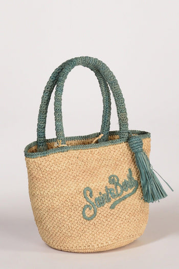 Saint Barth Borsa Marcy Beige/azzurro Donna - 6