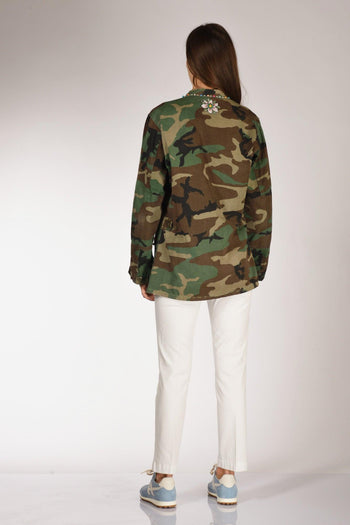 Giacca Mimetica Verde/multicolor Donna - 5