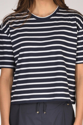 Maglia Rigata Blu/bianco Donna - 3