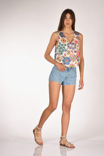 Saint Barth Shorts Musa Blu Donna - 2
