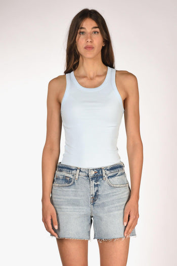 Saint Barth Canotta Ada Azzurro Donna - 2