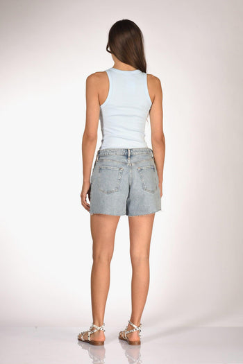 Saint Barth Canotta Ada Azzurro Donna - 5