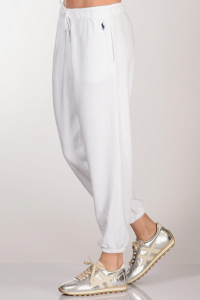 Pantaloni Felpa Bianco Donna