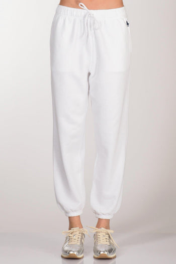 Pantaloni Felpa Bianco Donna - 3