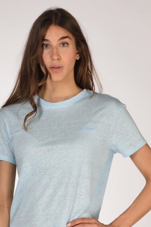 Saint Barth Tshirt Hally Azzurro Donna