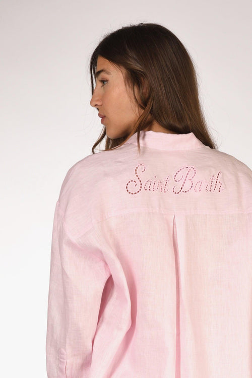 Saint Barth Camicia Cristal Rosa Donna