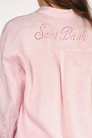 Saint Barth Camicia Cristal Rosa Donna - 5