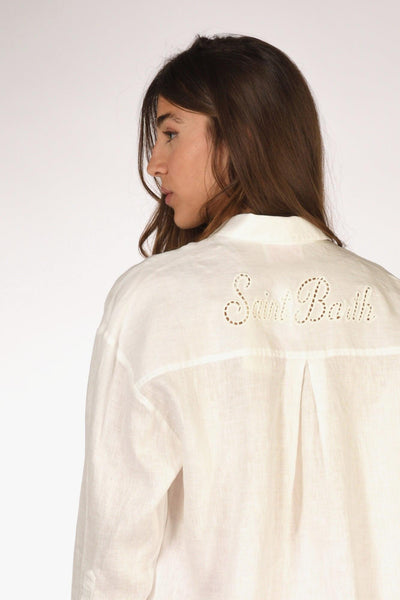 Saint Barth Camicia Cristal Bianco Donna